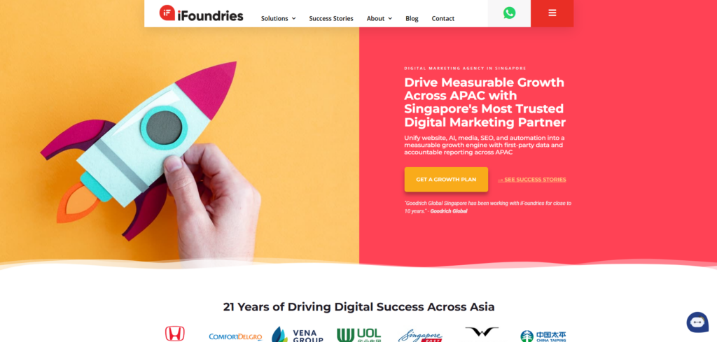 top website design agency in Singapore